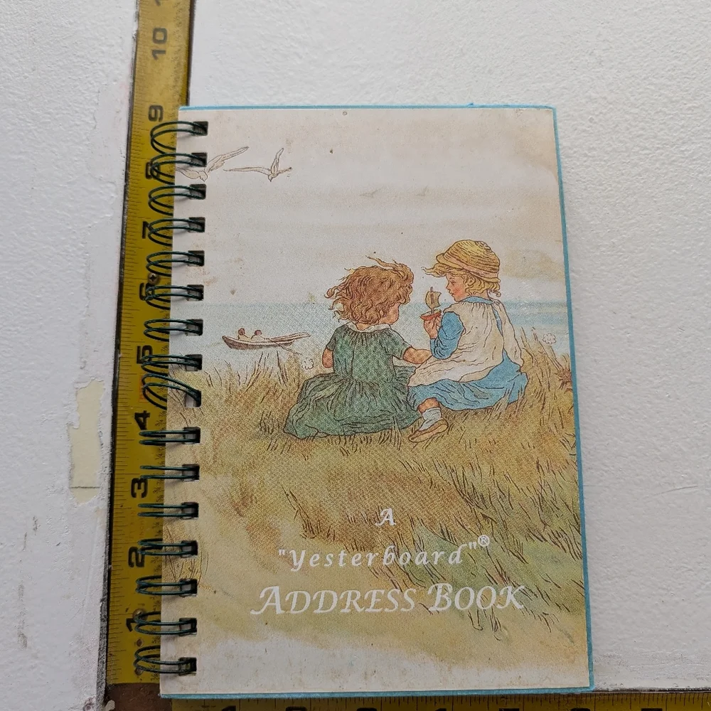NEW Vintage Yesterboard Address Book 9" Tall 1993 - Picture 5 of 6